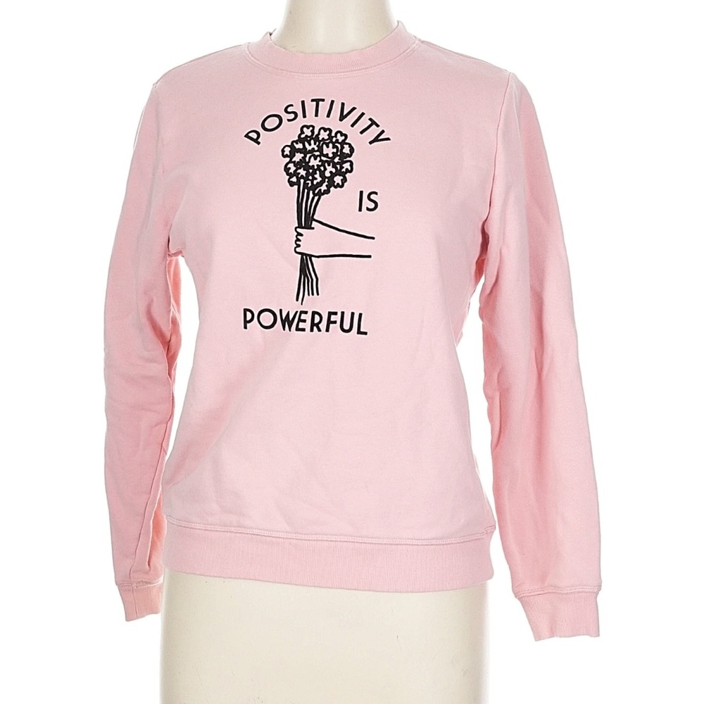 ban.do Pink Positivity Graphic Sweatshirt